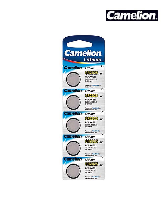 Camelion 3V CR2025 Lithium Button Battery (40gh for 1)